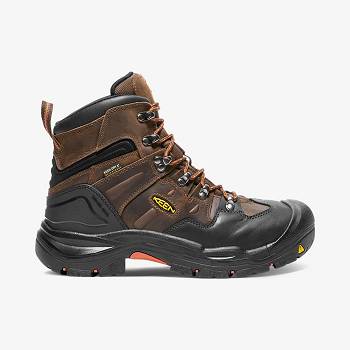 KEEN Férfi Coburg 6" Waterproof (Steel Toe) Munkavédelmi Bakancs Barna